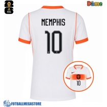 Fotballdrakt Dame Nederland Memphis Depay #10 Bortedrakt VM 2026 Kortermet